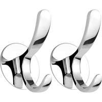 HANDTUCHHAKEN , Wandgarderobe - Grau, Metall (6/10/6cm) - BELZ