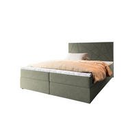 POSTEL BOXSPRING MADO 140x200 cm, s matrací a úložným prostorem, zelená barva - zelená barva, kompozitní dřevo/textil (140/200cm) - MASSENO