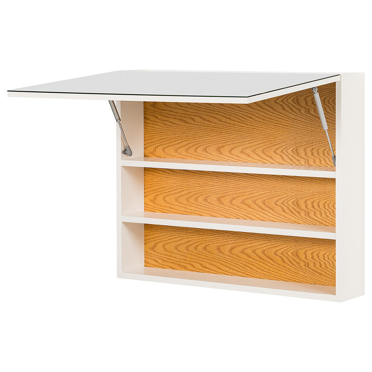 SPIEGELSCHRANK - Weiß, Holzwerkstoff (80/65/15cm) - home24