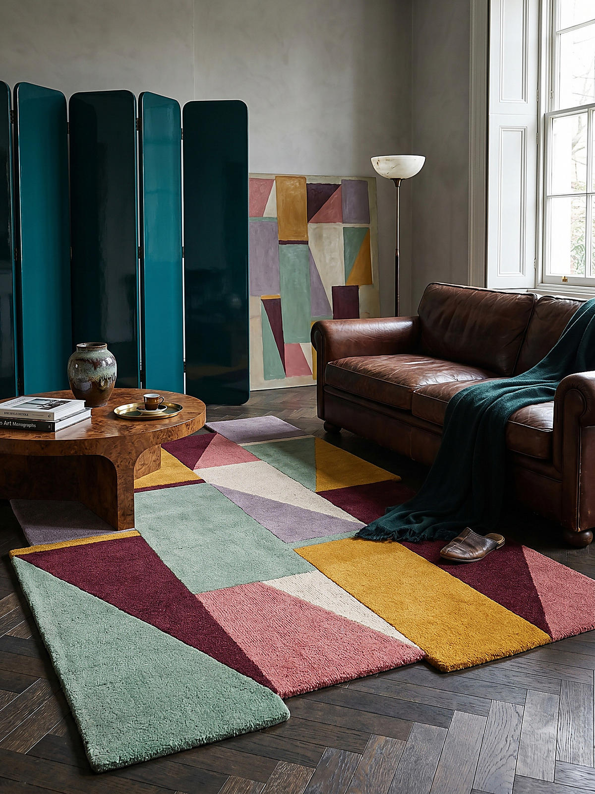 WOLLTEPPICH HALLEIN, abstrakt, Pastell, 200 x 290 cm - Multicolor, Textil (200/290cm) - KADIMA DESIGN