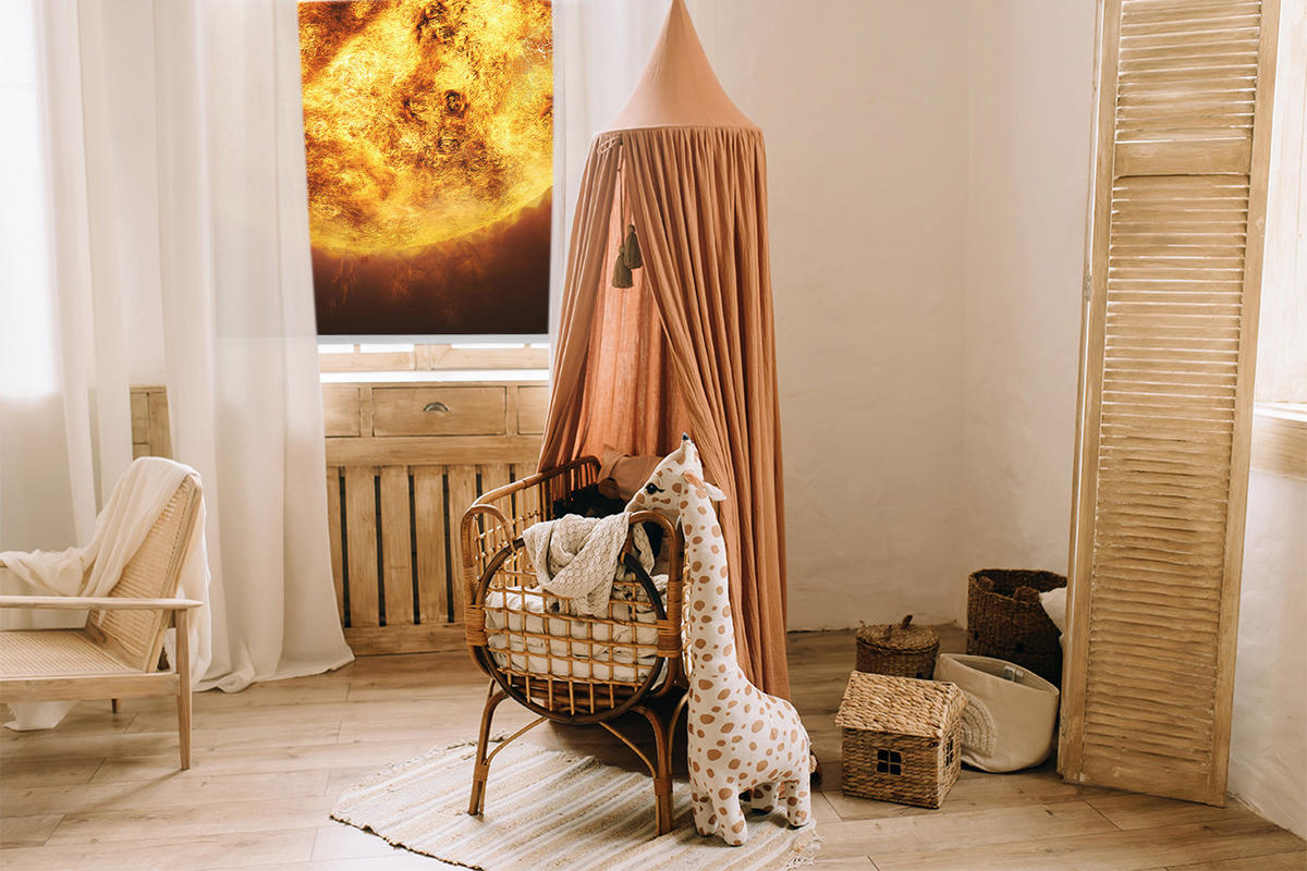 VNÚTORNÁ roleta - okenná roleta - roleta - 100x100 cm - Žltá mriežka - žltá, plast (100/100/0.5cm) - TULUP