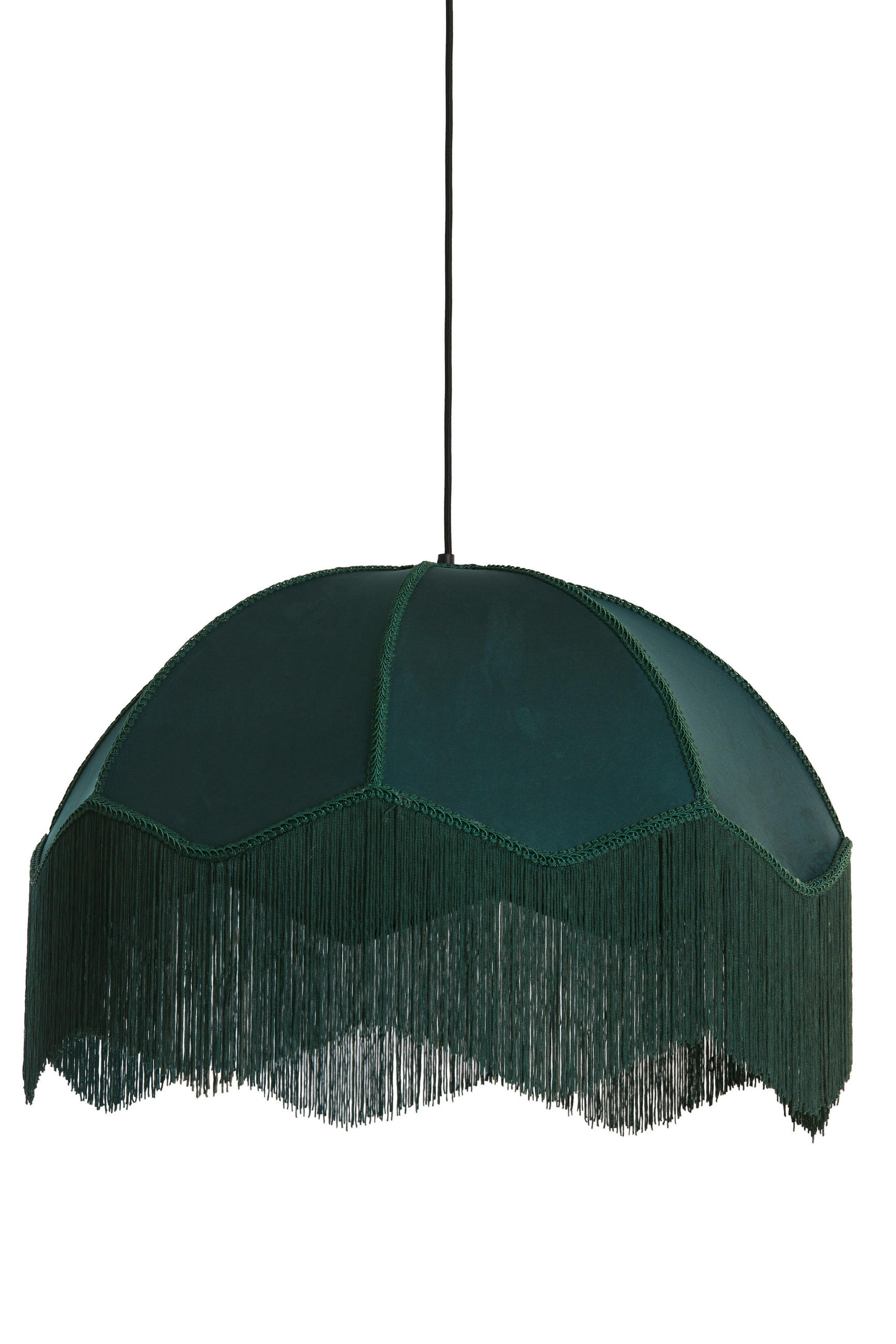 HÄNGELAMPE Malacia Grün Ø60/41 cm - Grün, Kunststoff (60/60/41cm) - Light & Living
