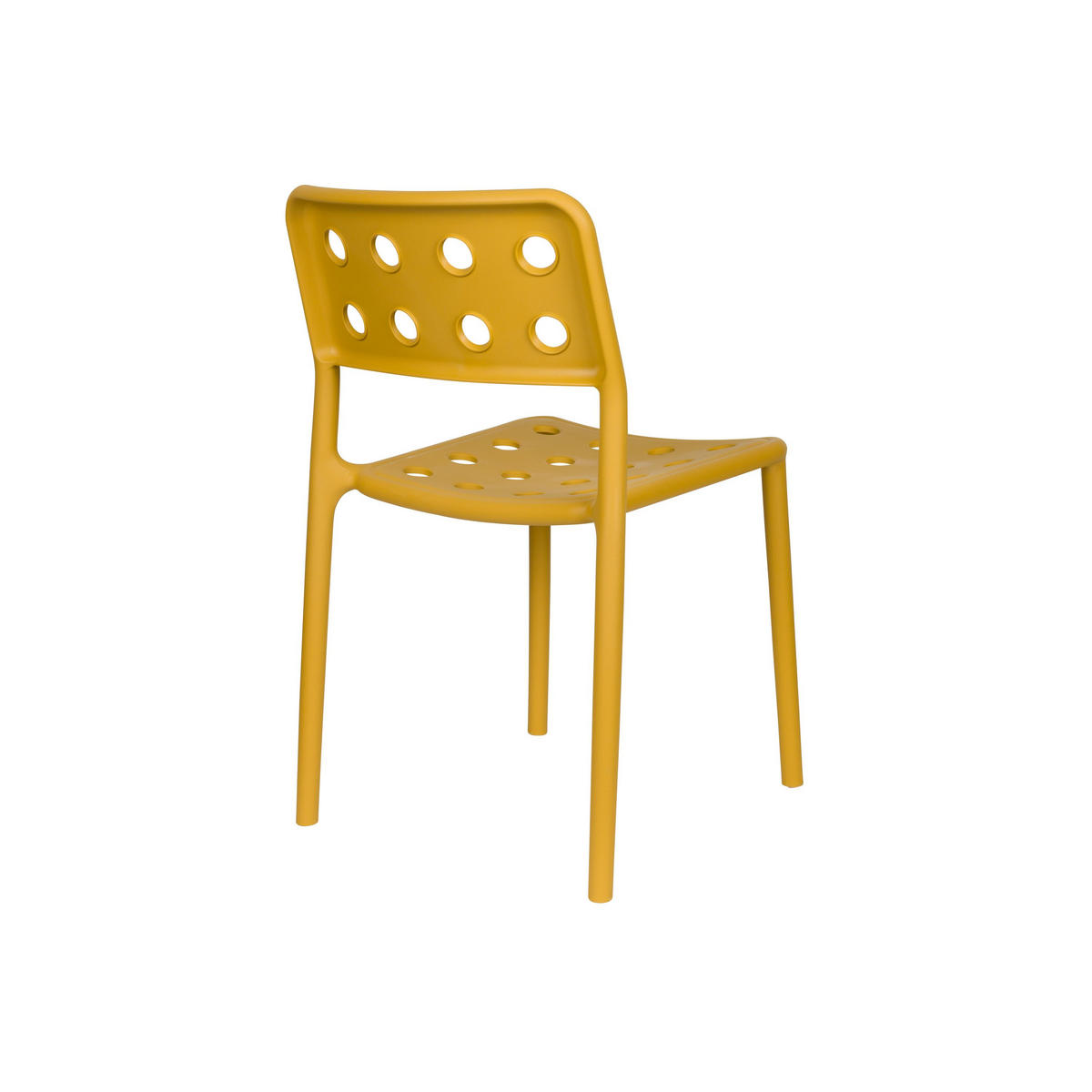 ESSZIMMERSTUHL Serra Gelb - 4 er Set - Gelb, Kunststoff (42/80/53cm) - Housecraft Living