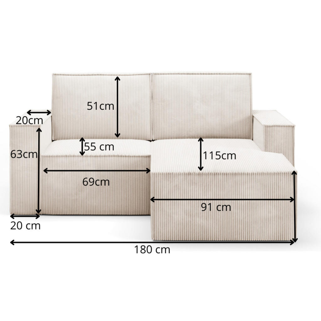 Thumbnail - Bettso Ecksofa, Hellgrau, Holzwerkstoff, Textil, Ottomane links,L-Form, 180x141 cm, Wohnzimmer, Sofas & Couches, Wohnlan...