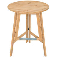 STEHTISCH Trix,Stabilisierungsschiene aus Metall,braun - Braun, Holz (79/79/110cm) - tectake