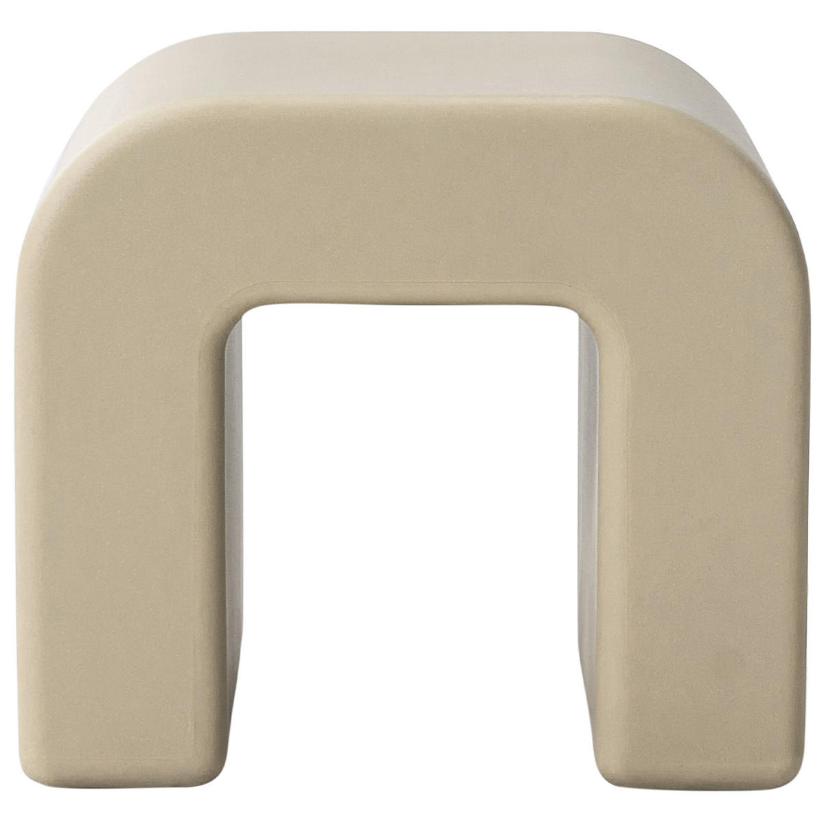 BEISTELLTISCH 2er-Set Olivgrün Beige - Beige/Grün, Kunststoff (41/45/40cm) - Beliani
