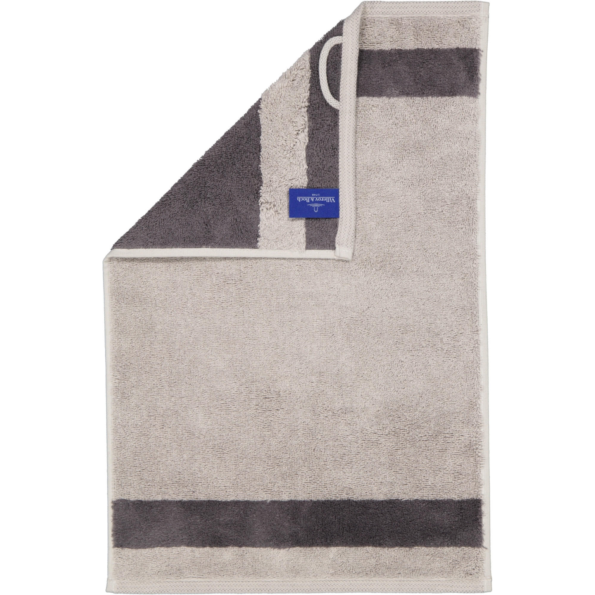 HANDTÜCHER LUXURY DOUBLE 2560 STONE - 77 - Grau, Textil (30/50cm) - Villeroy & Boch