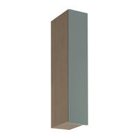 HÄNGESCHRANK G20 P/L – Sorento Grün – Grün / Eiche / Links - Eichefarben/Grün, Holzwerkstoff (20/100/32cm) - ROYAL24_MARKT