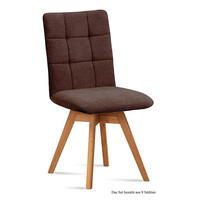 ESSZIMMERSTUHL drehbar (8er-Set) Doria 47x91x60 Eiche geölt/Braun - Eichefarben/Braun, Kunststoff (60/91/47cm) - 58aufmkessel