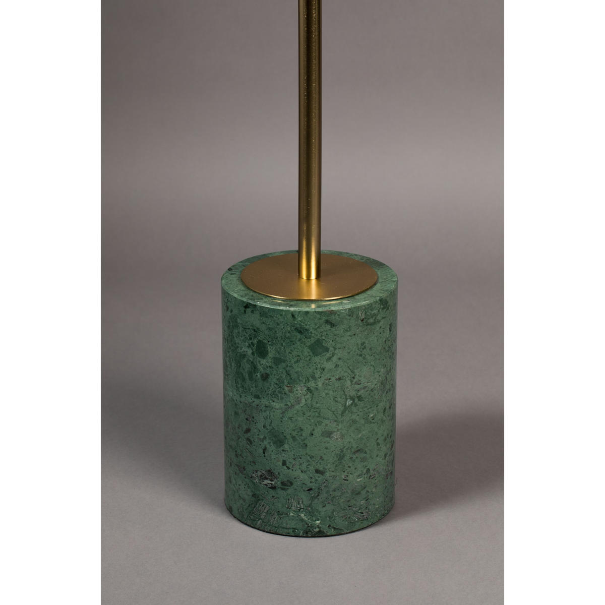 BEISTELLTISCH Gunnar Rund 37,5 cm Grün/ Gold - Grün, Stein (37.5/37.5/65cm) - Dutchbone