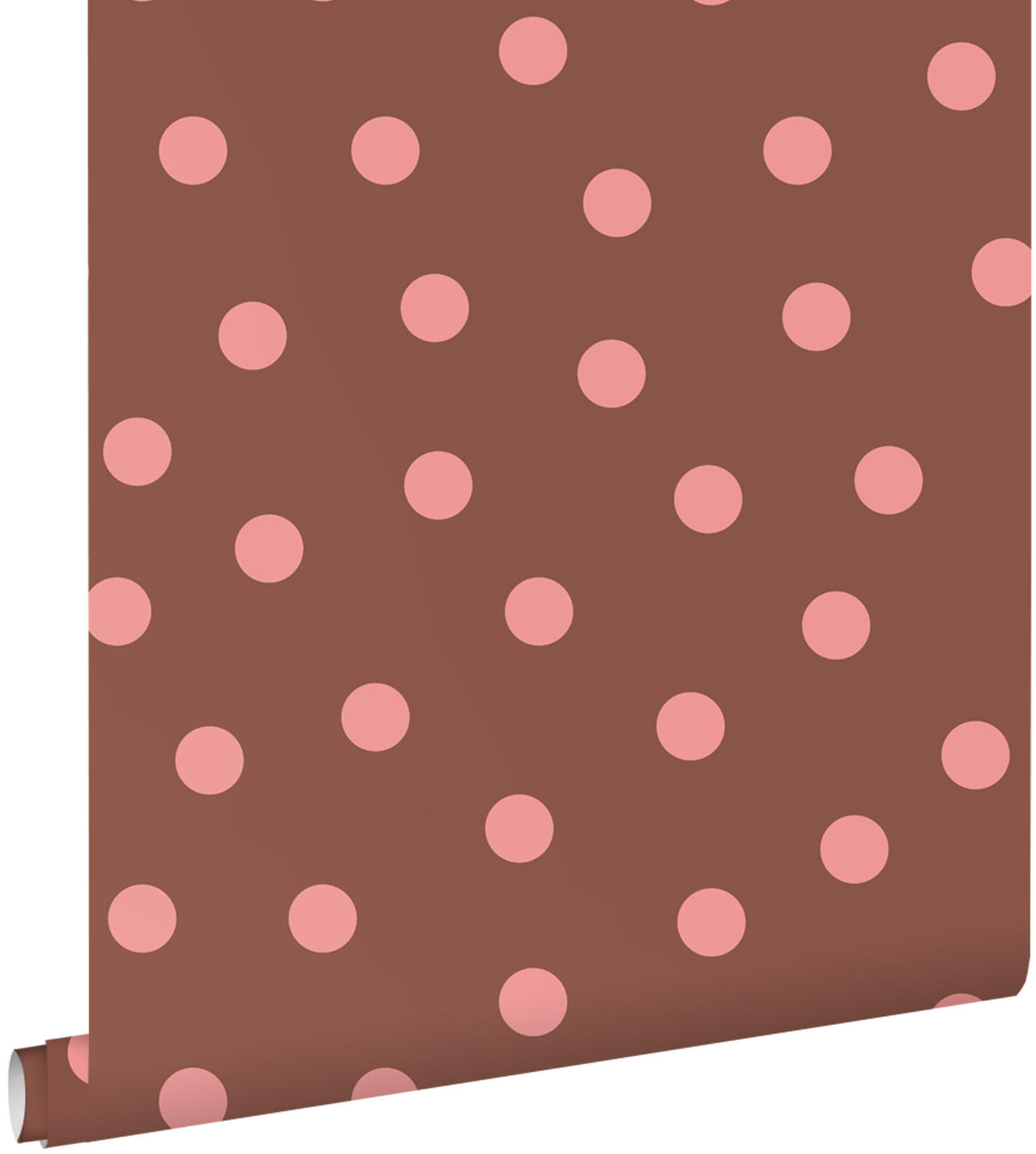 TAPETE Punkte 50 x 900 cm - Braun, Papier (50/0.1cm) - ESTAhome