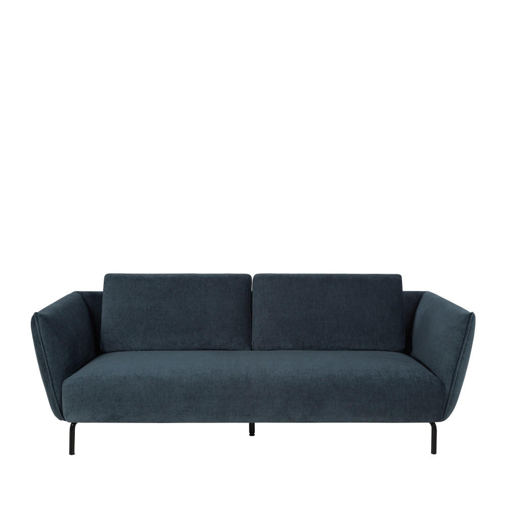 DREISITZER-SOFA aus Bouclé-Stoff - Melrose - Dunkelblau - Dunkelblau, Textil (211/80/86cm) - Drawer