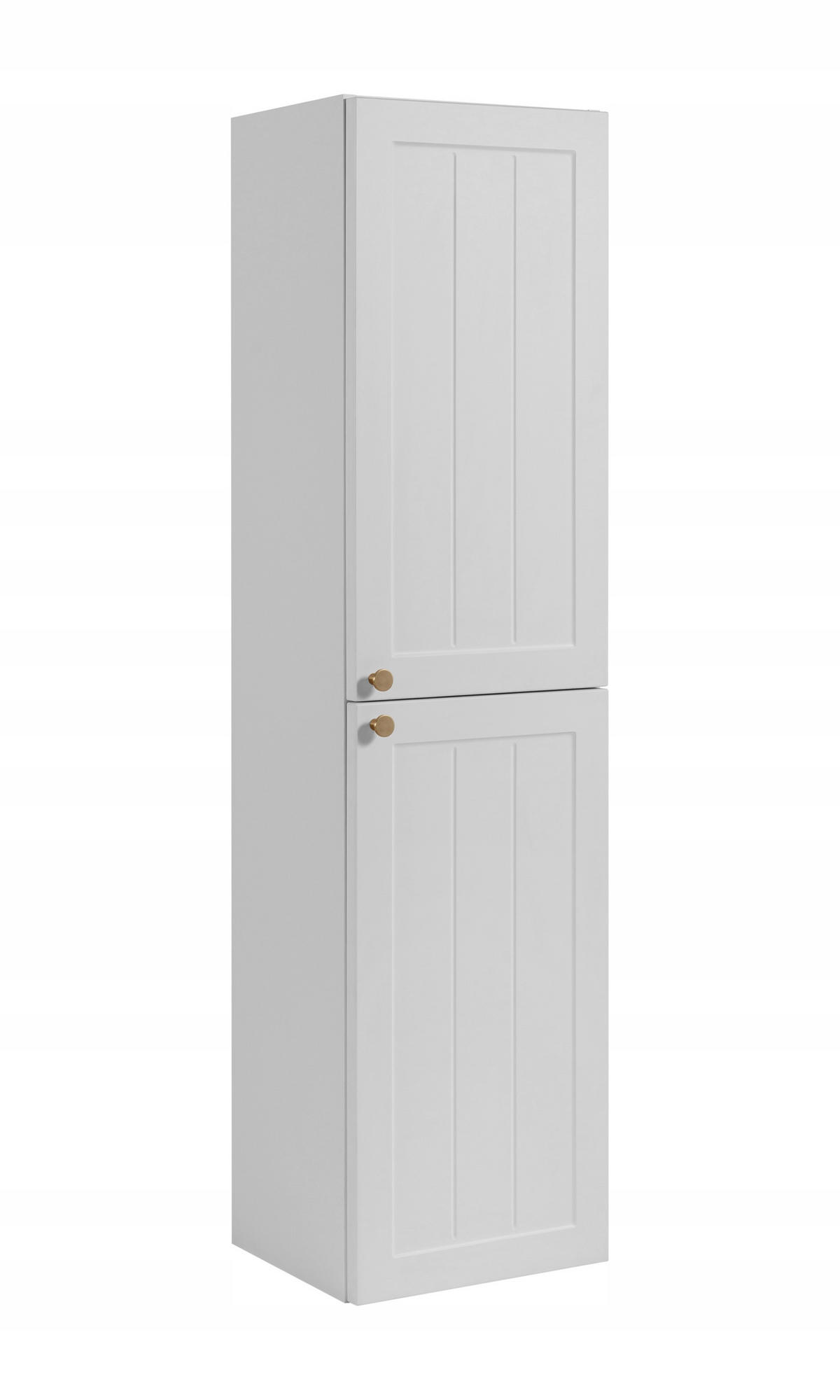 WASCHBECKUNTERSCHRANK + HÄNGESÄULE GUSTO 80cm Mattweiß - Weiß, Holzwerkstoff (80/58/46cm) - Rodan