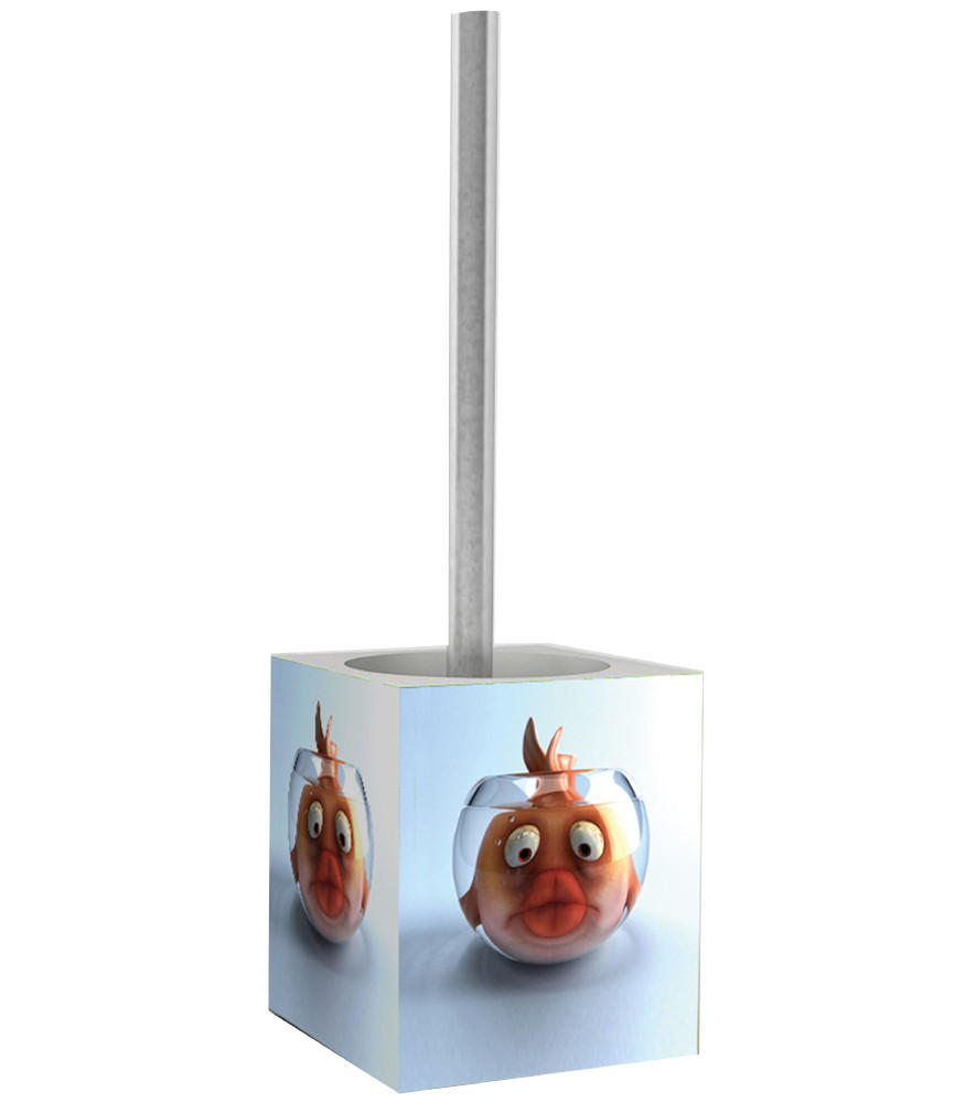 Sanilo Wc-Bürste Orange 10x37x10 cm