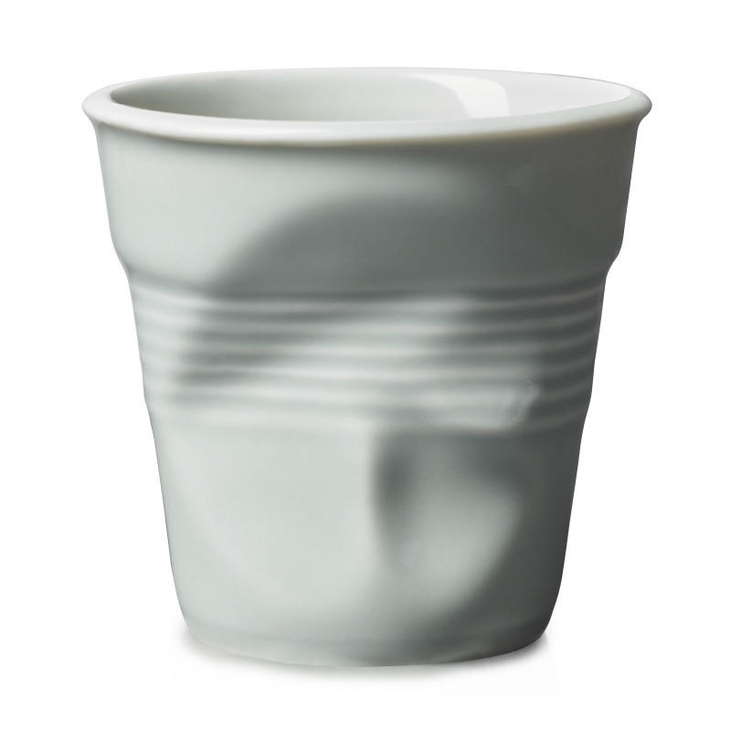 KNICKBECHER Cappuccino 0,18l Gris ciel - Grau, Keramik (0.18L) - Revol Porcelaine France