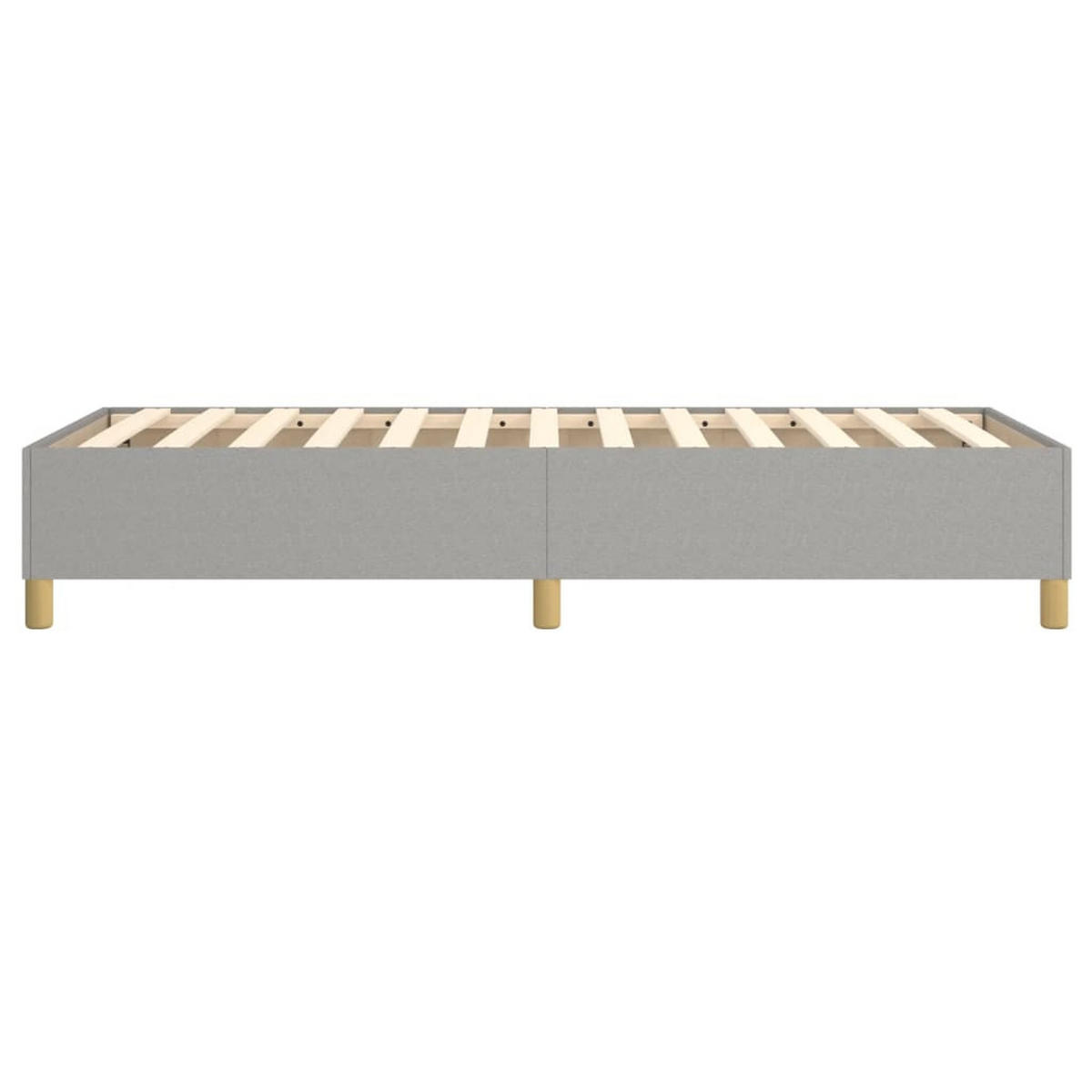 POLSTERBETT Rabassa 90/203 cm - Hellgrau, Holzwerkstoff (90/200cm) - Nettlife