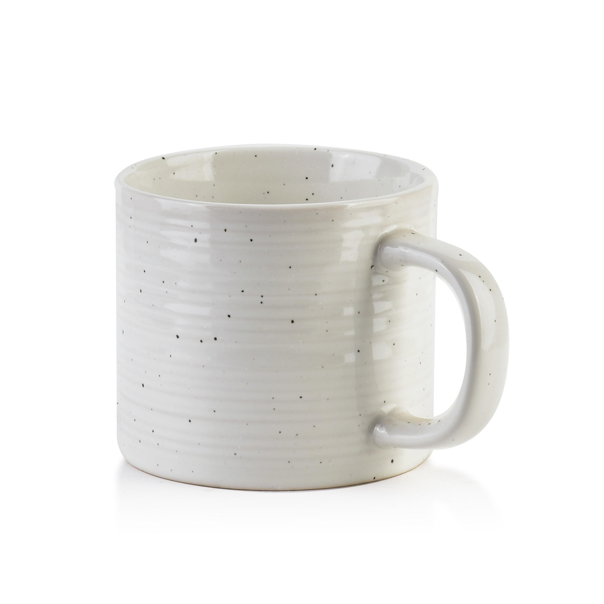 BECHER Basic Nature Weiß 12/8.5/7.5 cm Keramik - Weiß, Keramik (0.2L) - Mondex