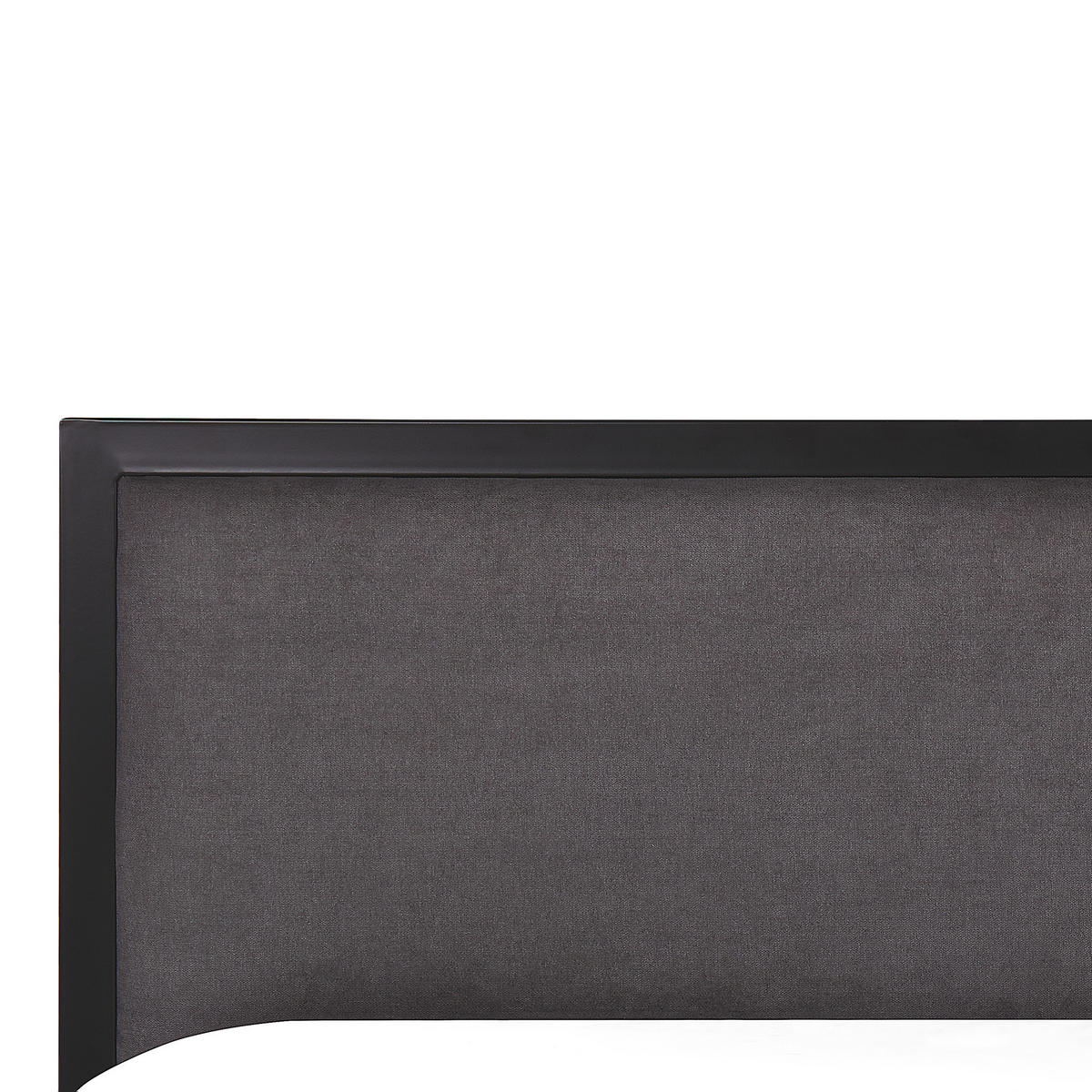 METALLBETT 180/200cm Schwarz Clamart - Schwarz, Textil/Metall (180/200cm) - Beliani