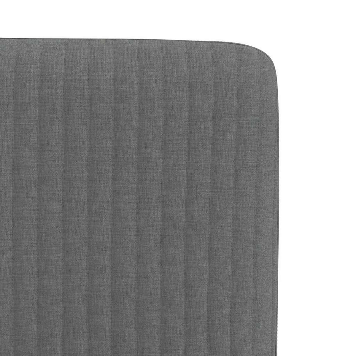 ESSZIMMERSTÜHLE 2 Stk. Dunkelgrau Stoff 45*54*86cm - Dunkelgrau, Metall (45/86/54cm) - ZMH