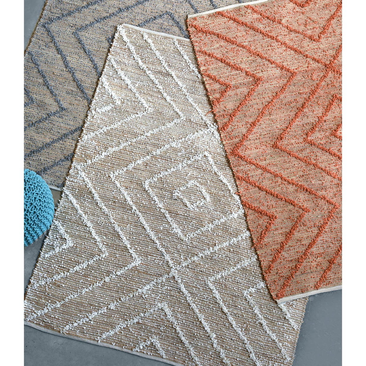 TEPPICH Worgan elfenbein 160 x 230 cm - Weiß, Textil (230/160cm) - The Rug Republic