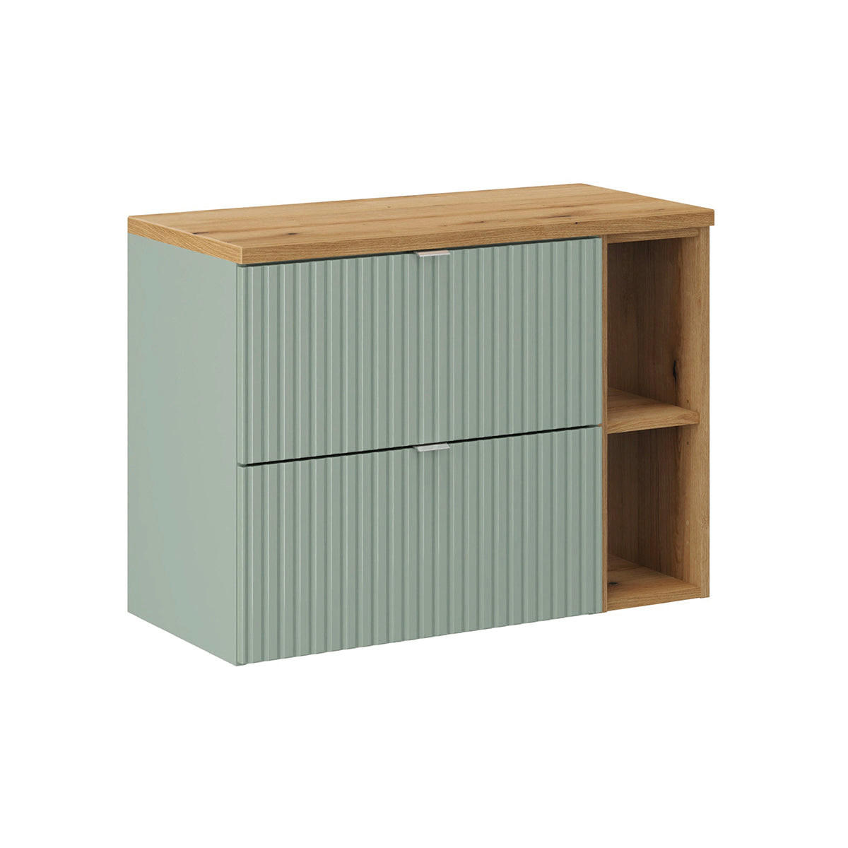 Petits-meubles Waschtischunterschrank Grün 80.4x59x40 cm