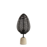 TISCHLAMPE Joley Schwarz Ø26/46 cm - Schwarz, Metall (26/26/46cm) - Light & Living