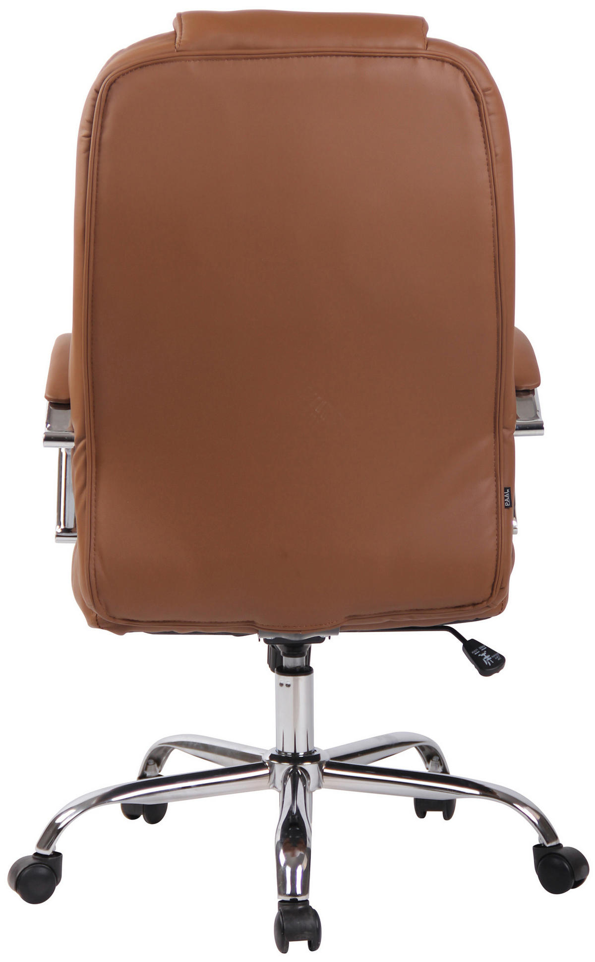 BÜROSTUHL Xavier, Kunstleder Hellbraun - Hellbraun, Textil/Metall (62/125/70cm) - TPFLiving