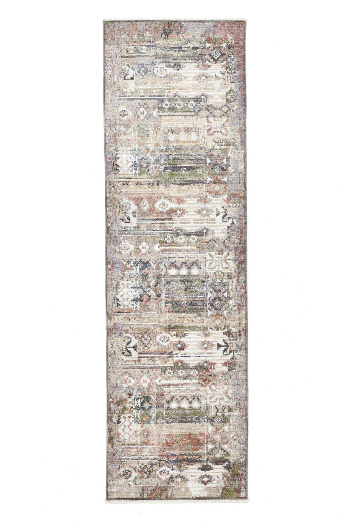 FLACHWEBETEPPICH Corduletta 80x280 cm - Beige, Textil (80/280cm) - Gino Falcone