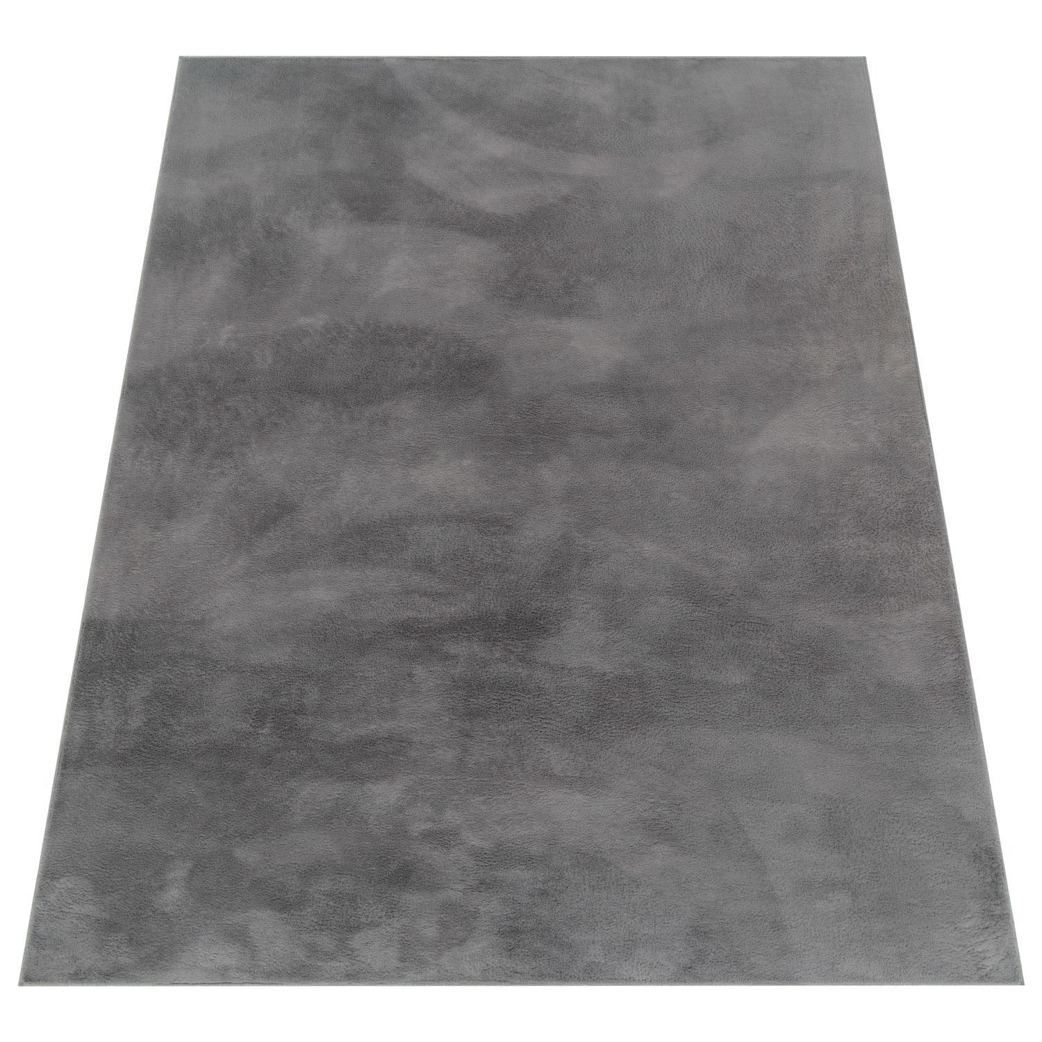 HOCHFLORTEPPICH 120/160 SOFT 380 - Anthrazit, Kunststoff (120/160cm) - Paco Home