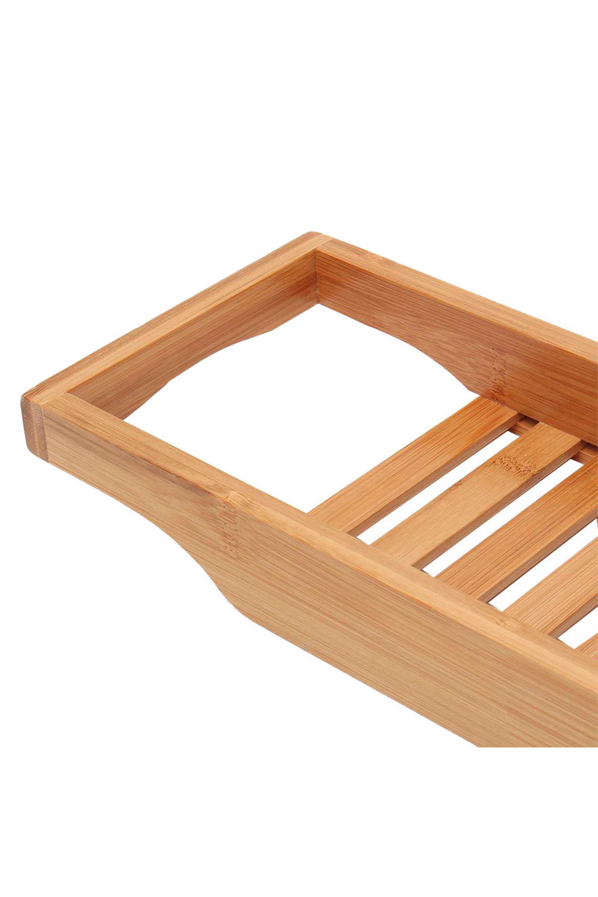 BADEWANNENABLAGE aus Bambus in natürliche Farbe Keine Montage erforderlich Ergonomisches Design 70 x 14,6 x 4,5 cm - Naturfarben, Holz (70/4.6/14.6cm) - Livingandhome