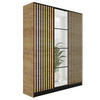 KLEIDERSCHRANK EDEN 3-Türen v3 - 156,4x205x39 cm - Eiche Craft Gold - Honigeiche, Holzwerkstoff (156.4/205/39cm) - Kier Furniture