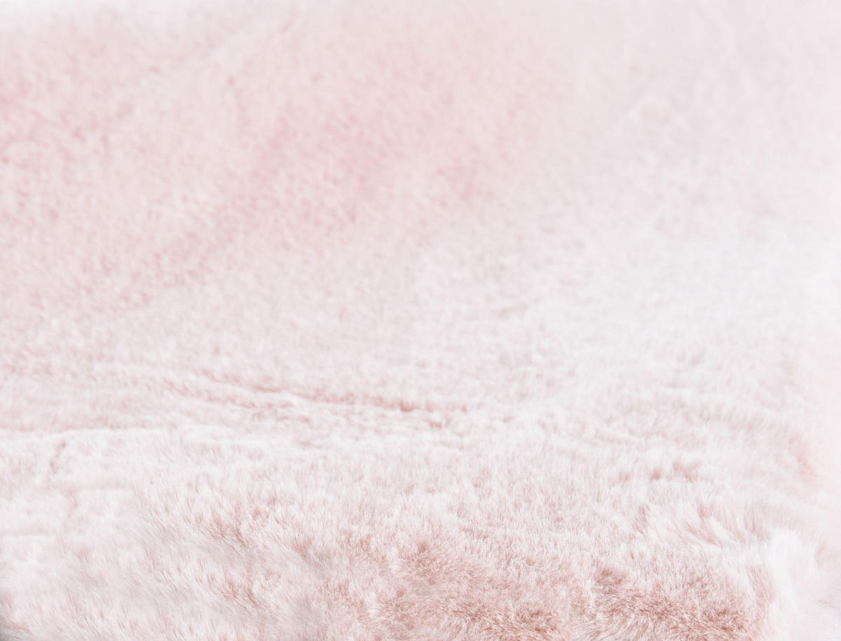 KUNSTFELLTEPPICH Chiara 40x60 cm - Rosa, Textil (40/60cm) - Gino Falcone