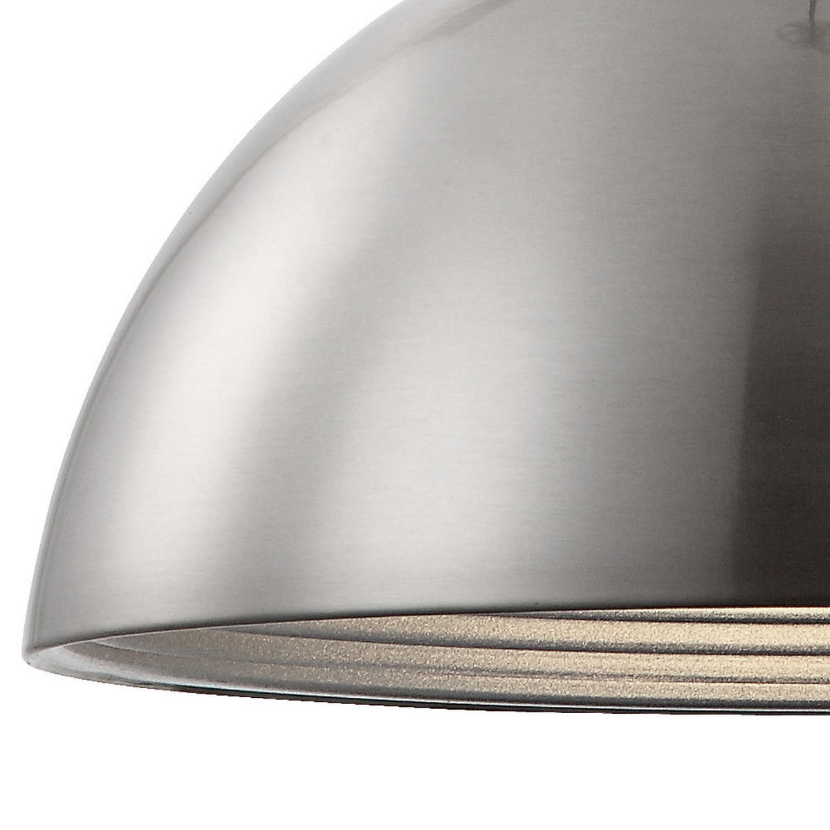 HÄNGELEUCHTE Aluminium Silber Rund - Silberfarben, Metall (40/40/128cm) - Globo Lighting