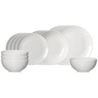 EINSTEIGER-SET Levi Weiß 16er Set - Weiß, Keramik (1/1/1cm) - Ritzenhoff Breker