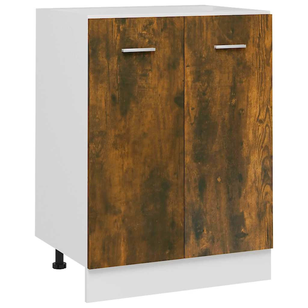 vidaXL Unterschrank Dunkelbraun 60x81.5x46 cm