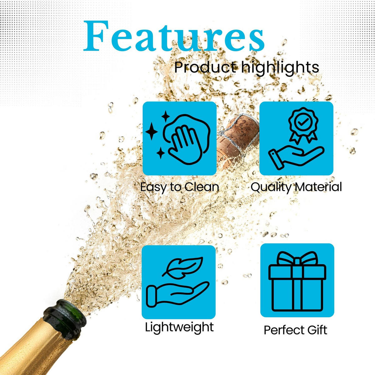 SEKTGLAS 200 ml - Transparent, Glas (0.2L) - Intirilife