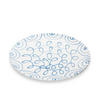 SPEISETELLER Keramik Blaugeflammt 32 cm - Blau, Keramik (32cm) - Gmundner Keramik