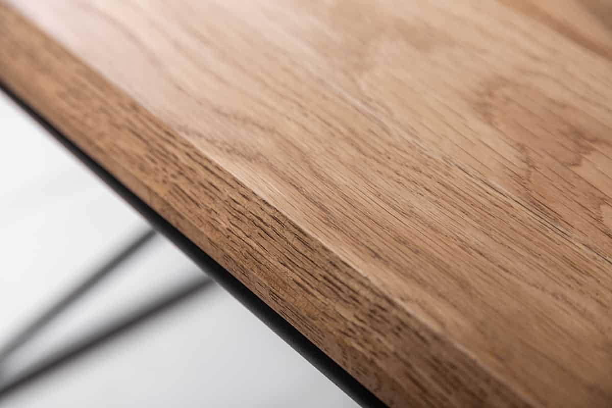 COUCHTISCH ARCHITECTURE Eiche rechteckig Natur 110cm - Schwarz/Braun, Holz/Metall (55/110/40cm) - riess-ambiente