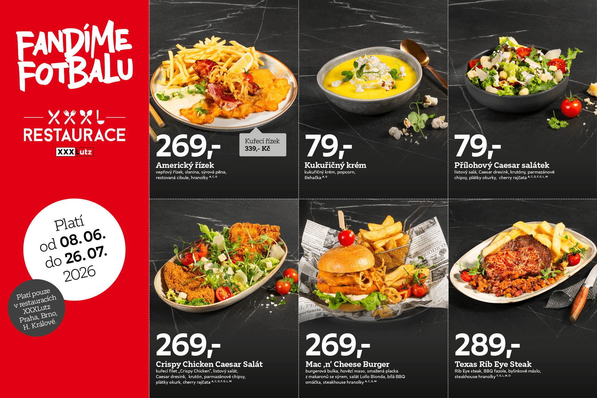 Fotbalové menu