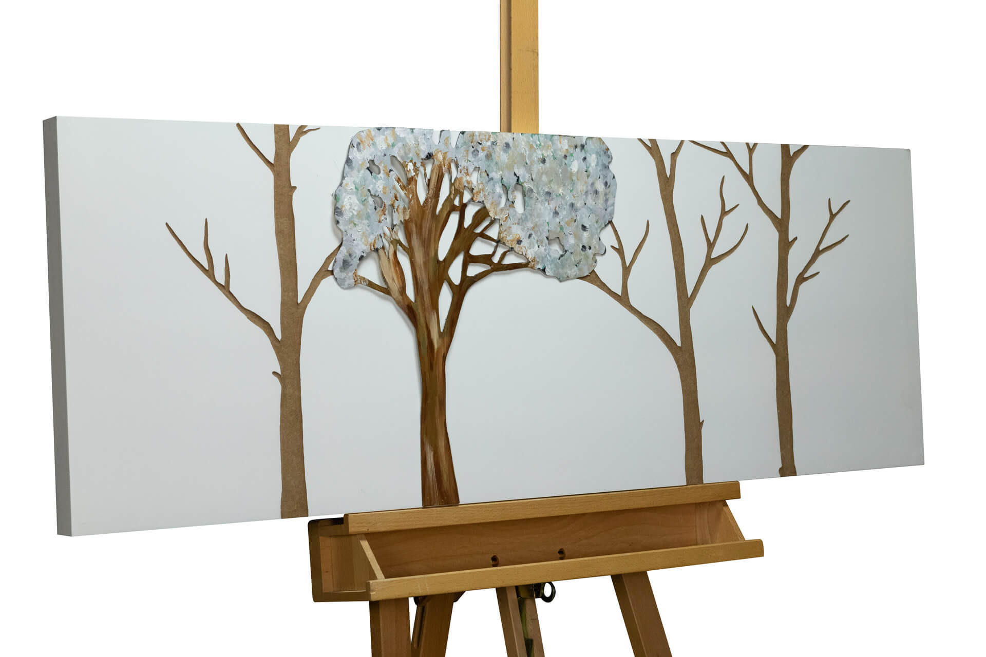 HOLZBILD Braun 120/40 cm - Braun, Holz (3.57/40cm) - KUNSTLOFT