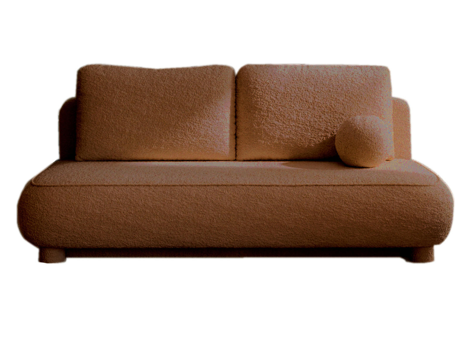 SOFA Kupfer BELLY - Kupferfarben, Holzwerkstoff (209/96/96cm) - Compleo24