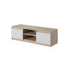 LOWBOARD Dingo Eiche Sonoma / Weiß 120 / 38 / 35,5cm - Weiß/Sonoma Eiche, Holz/Holzwerkstoff (120/35.5/38cm) - Feldmann-Wohnen