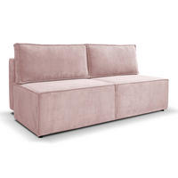 SCHLAFSOFA Mit Bettzeugfach COMPI Rosa - Rosa, Holz/Textil (192/92/98cm) - Kaiser Möbel