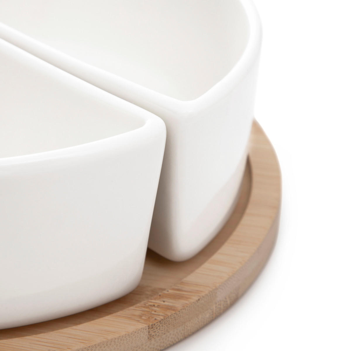 SERVIERSCHALENSET Fincan 20,5/7 cm - Weiß, Keramik (20/7/20cm) - Homla