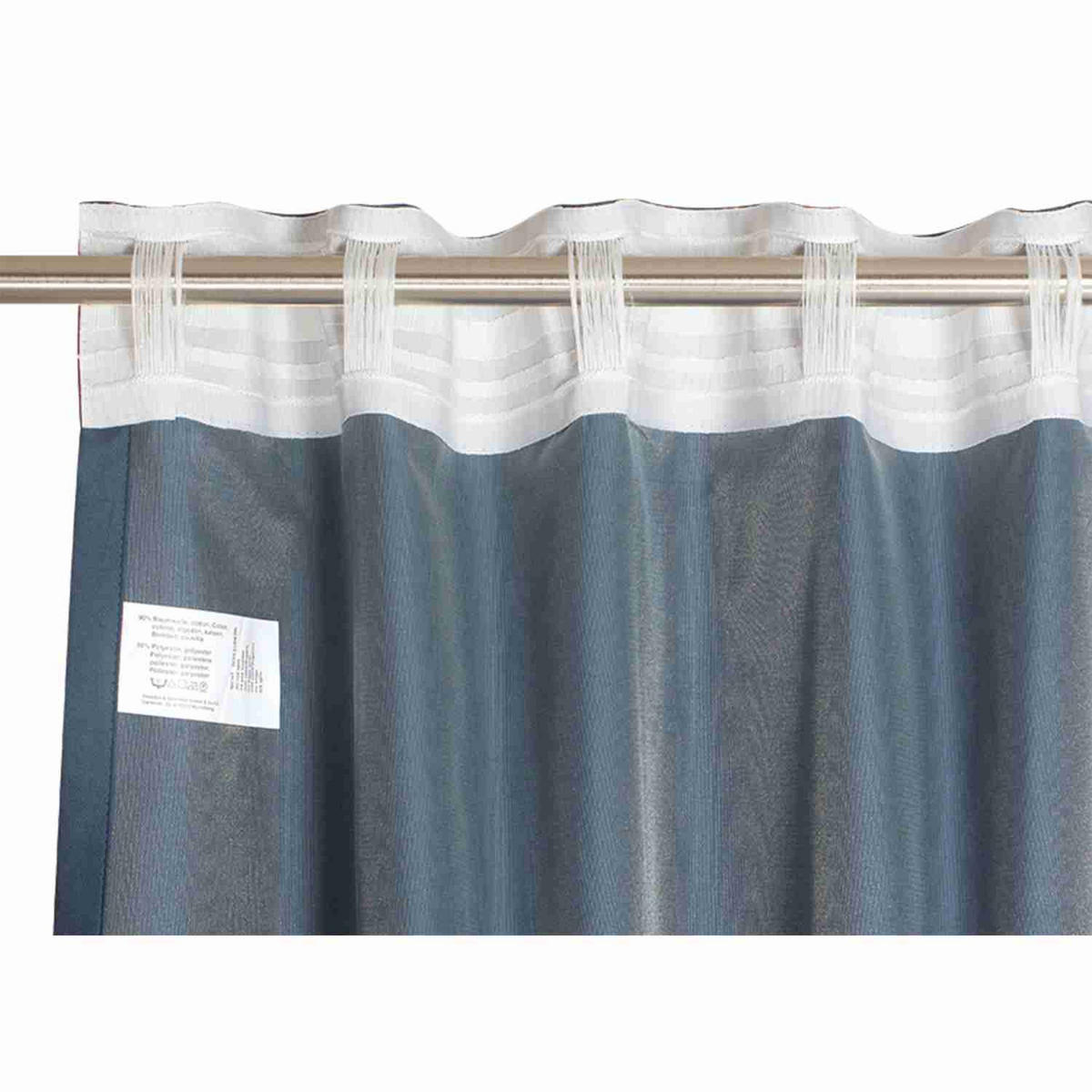 FERTIGVORHANG SOFT blickdicht - Blau, Textil (130/0.5/250cm) - Schöner Wohnen