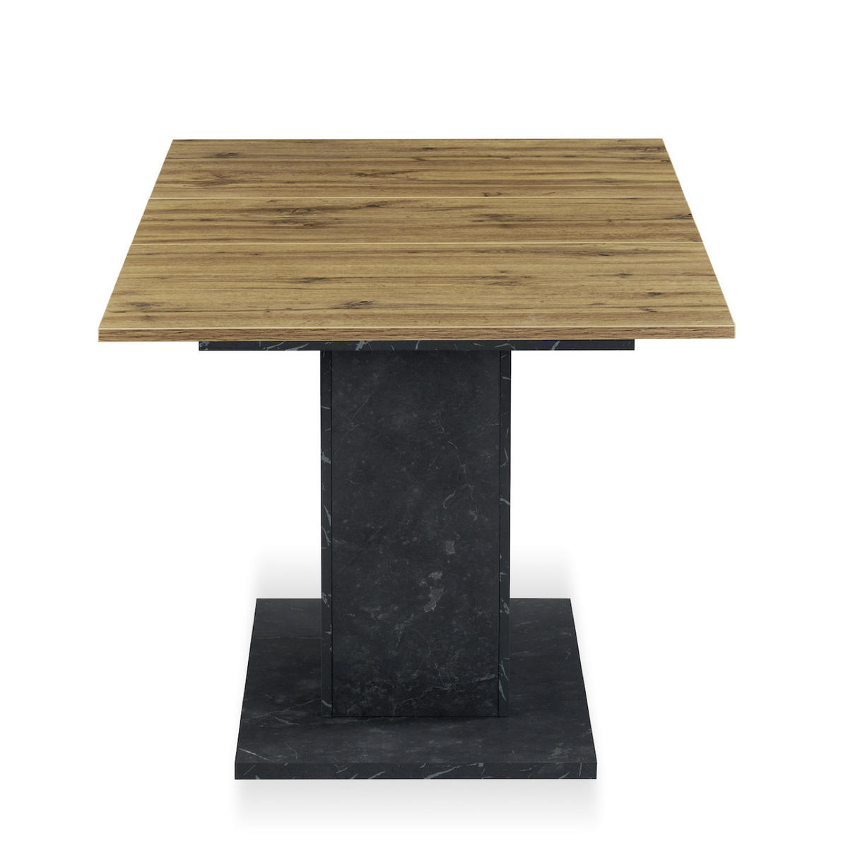 ESSTISCH BOSCO 120-160/80/76 cm - Honigeiche/Anthrazit, Holzwerkstoff (80/120/76cm) - B&D Home