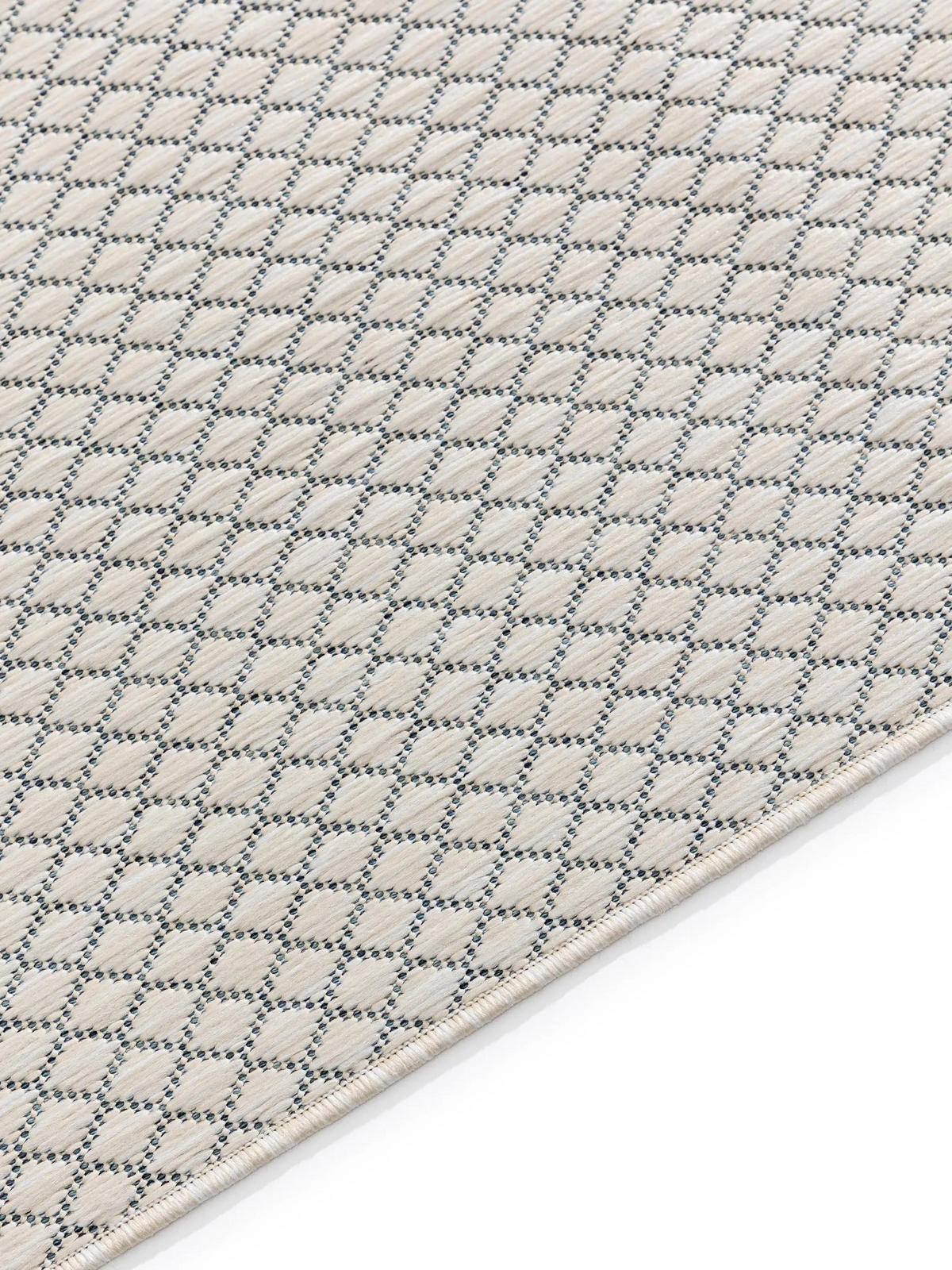 VNITŘNÍ a venkovní koberec Lou Bílá 120x170 cm - bílá, plast/umělá hmota (120/170cm) - benuta