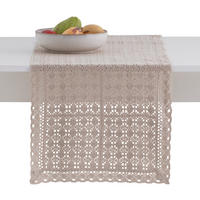 TISCHLÄUFER Folkelips - Beige, Textil (180/40/1cm) - home&you