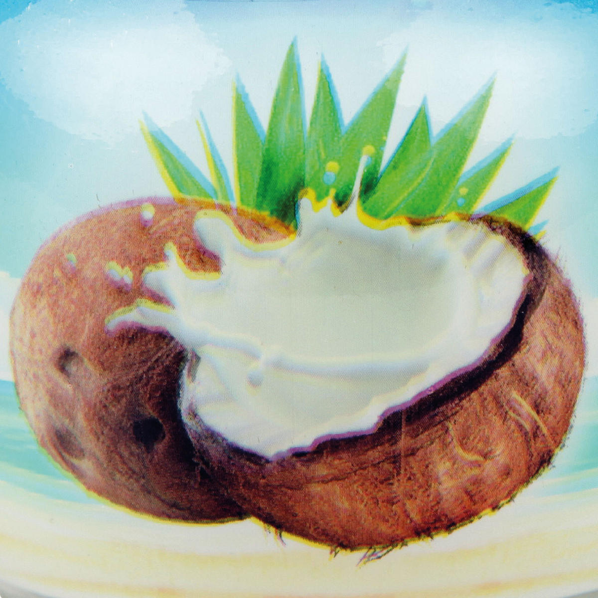 DUFTKERZEN Glas 6er-Pack Coconut - Weiß, Naturmaterialien (7/6cm)