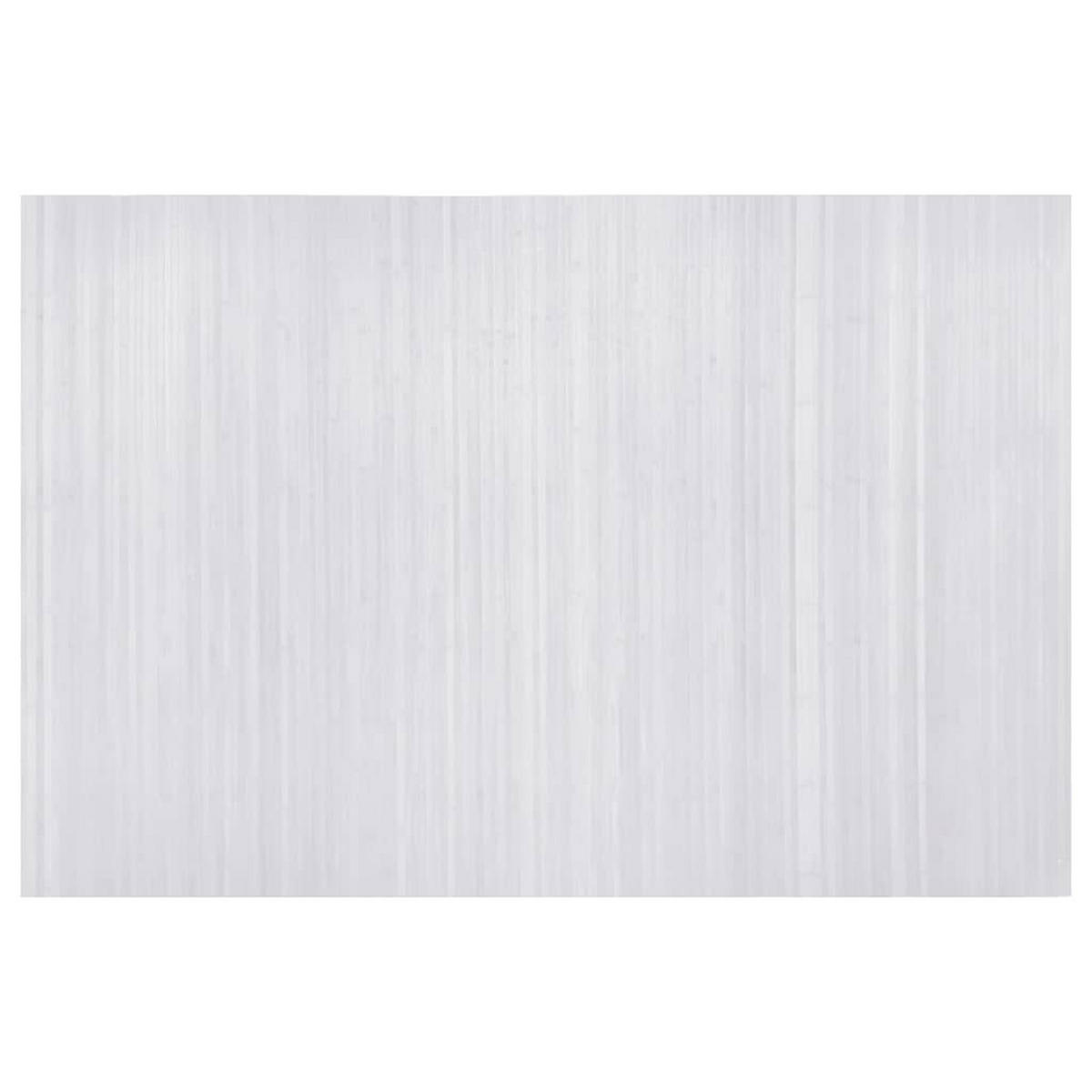 RAUMTEILER Bambus Weiss Breite 250 Cm Höhe 165 Cm - Weiß, Holz (165/250/0.3cm) - vidaXL